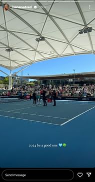 Ivana Nedved shares glimpses of Sebastian Korda's post match interview